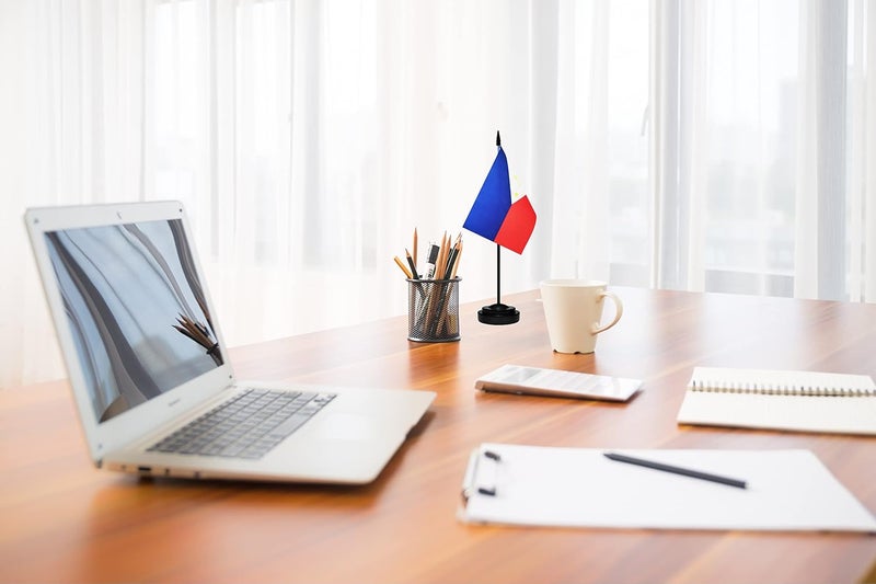 tibijoy Philippines Flags Filipino Desk Flags Set Small Mini Philippines Flags Table Flag with 13" Black Pole, Black Base and Spear Top, Miniature Philippine Deluxe Desktop Flag, Home Decoration, Office Decoration, Festival Celebrations(12 Pack ) - Image 5